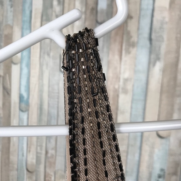 Nanette Lepore 4 Beaded 100% Silk Cleopatra Dress - Picture 7 of 8